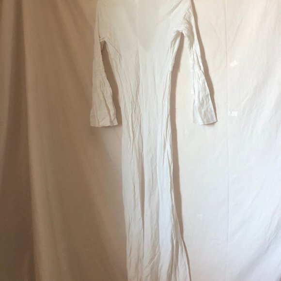 Debbie Kay size Small White gauze Maxi dress - Picture 8 of 9